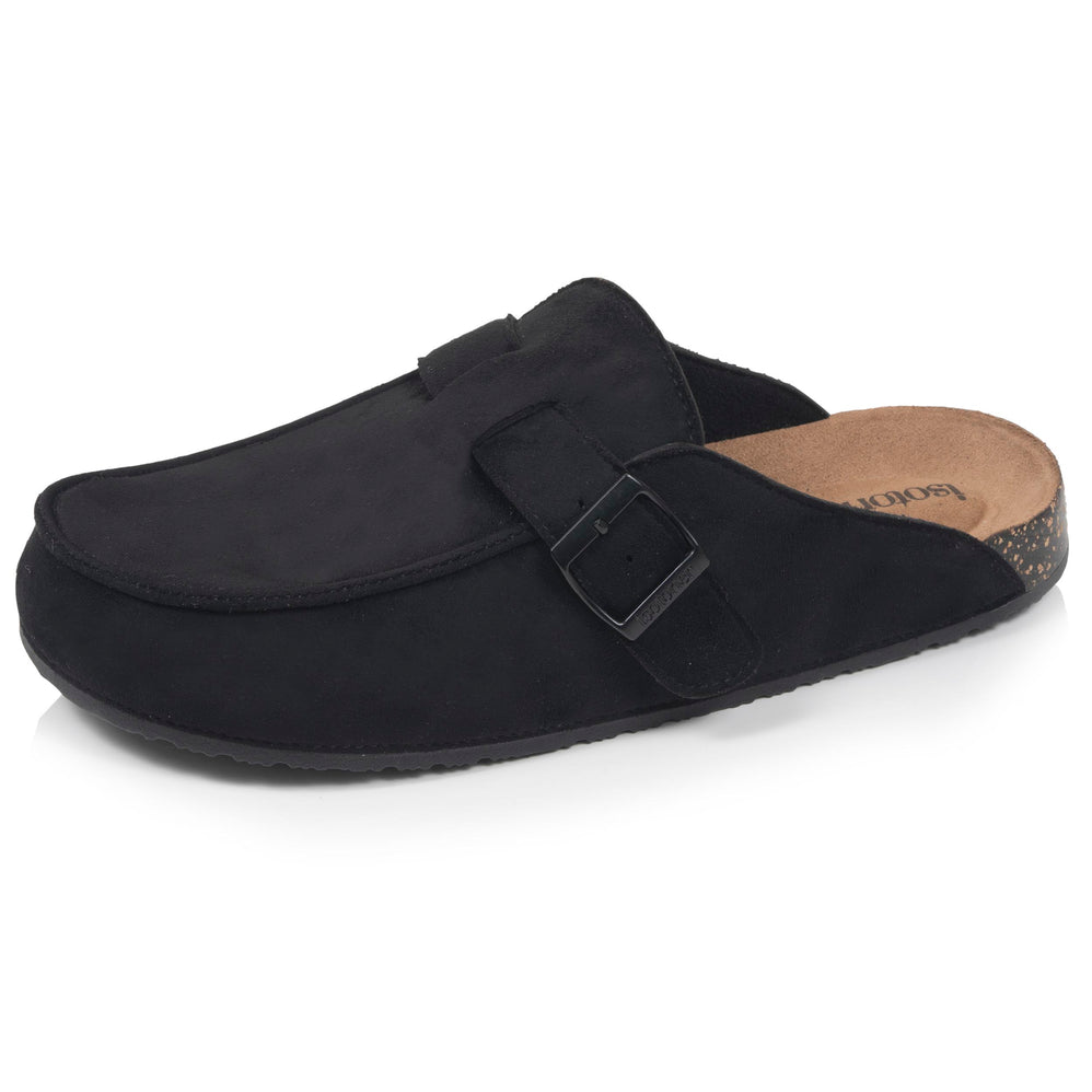 Sabots Mocassin Femme Noir - Isotoner