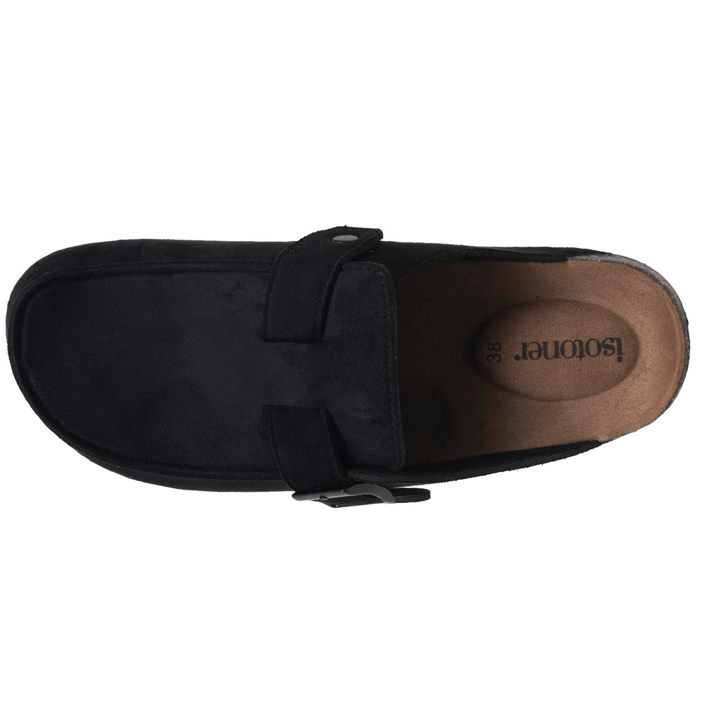 Sabots Mocassin Femme Noir - Isotoner