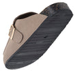 Sabots Mocassin Femme Taupe