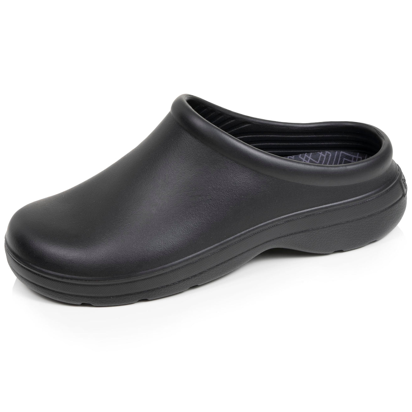 Sabots de jardin Homme Noir intérieur logo