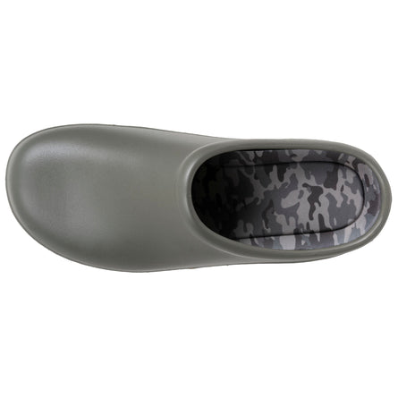 Sabots de jardin Homme intérieur camouflage kaki - Isotoner