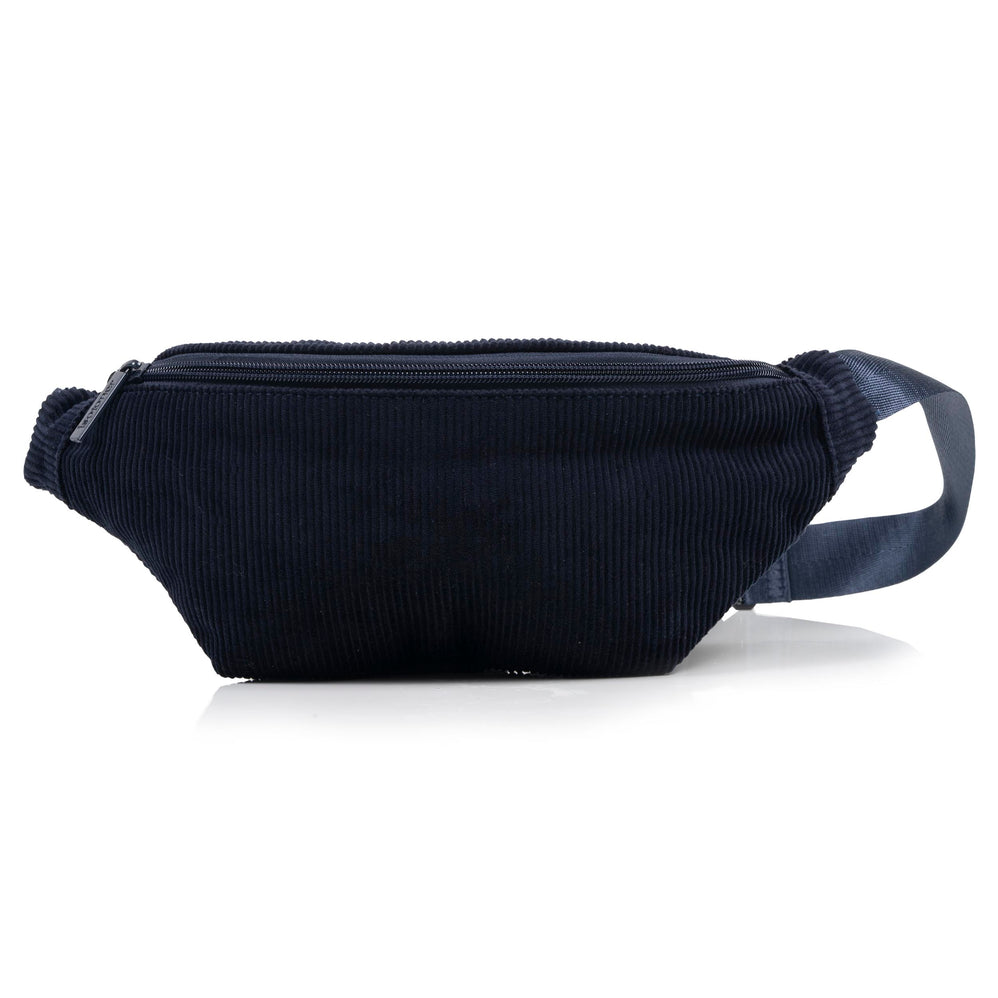 Riñonera Mixta de pana Azul Marino - Isotoner