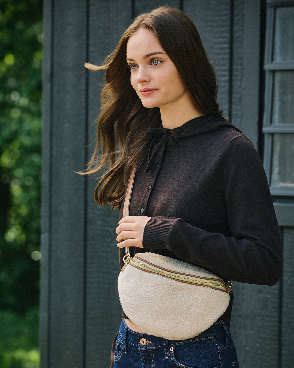 Sac banane sherpa Femme Beige - Isotoner
