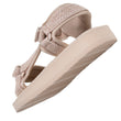 Sandalias Mujer deportivas de tacón Beige