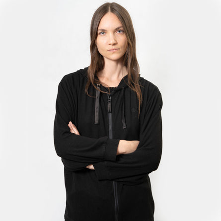 Sweat-Shirt à capuche Femme Noir - Isotoner