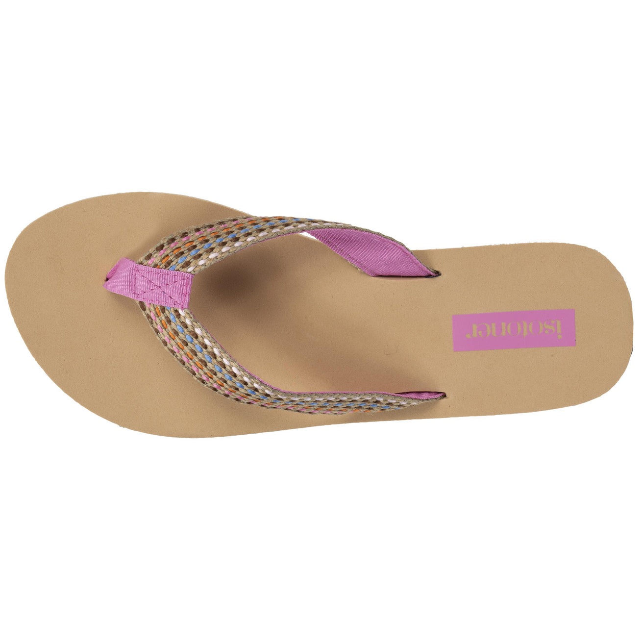 Tong Femme EVERYWEAR™ Beige tige large