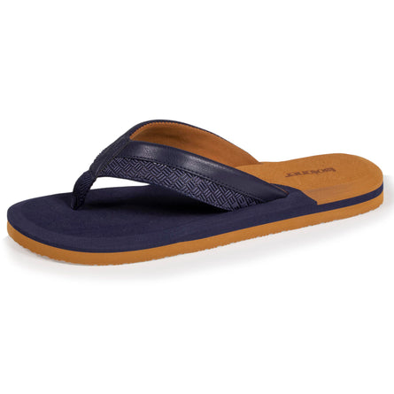 Tongs Homme bicolores Marine - Isotoner