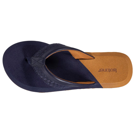 Tongs Homme bicolores Marine - Isotoner