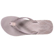 Tongs Femme talon paillettes Taupe