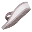 Tongs Femme talon paillettes Taupe