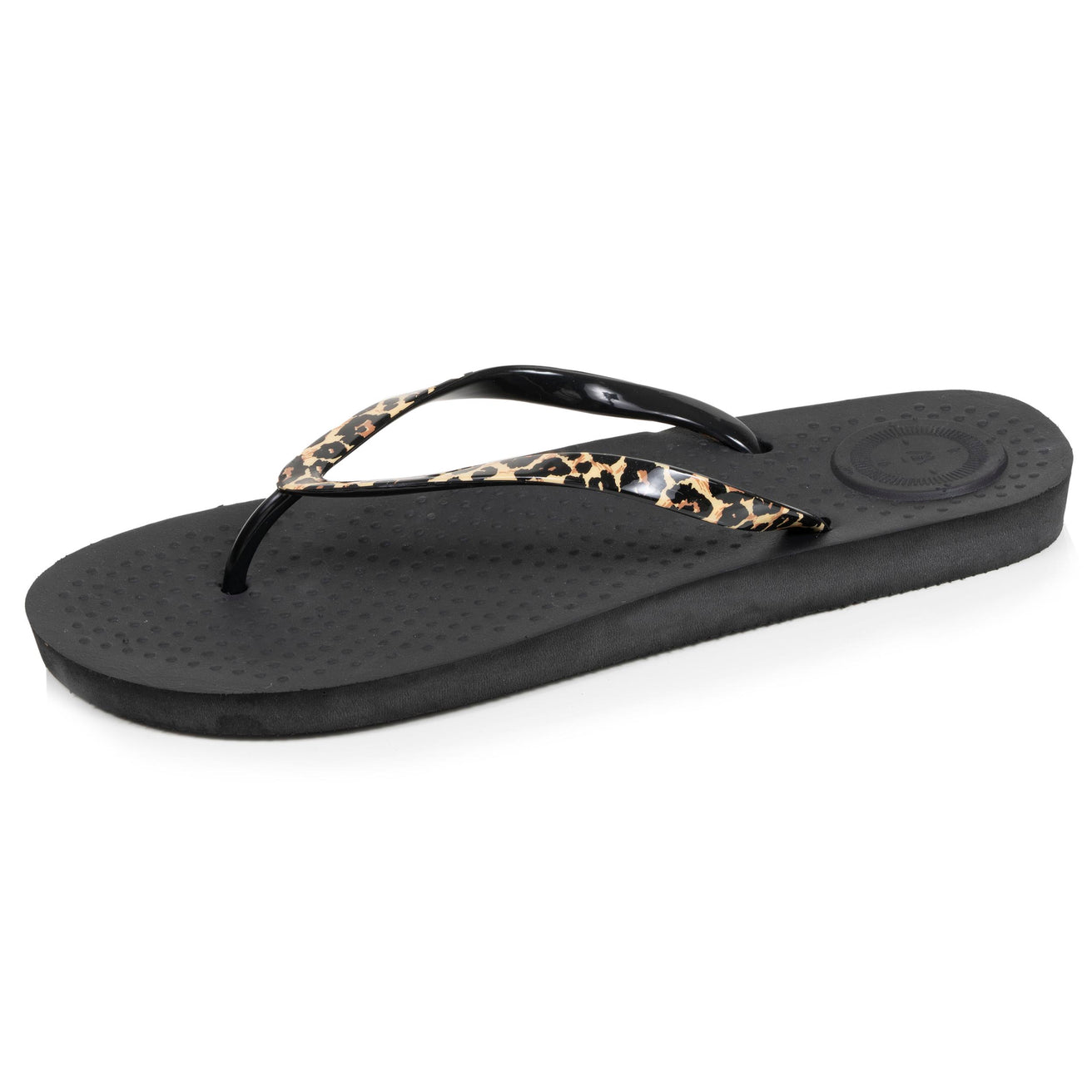 Tongs Femme EVERYWEAR™ Tige Léopard/noir