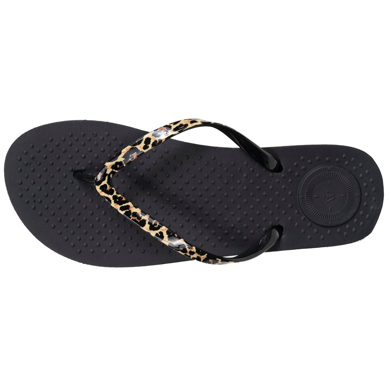 Tongs Femme EVERYWEAR™ Tige Léopard/noir