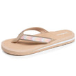 Chanclas Mujer YOGA sofisticada Beige perlas