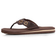 Chanclas Mujer YOGA sofisticada Marrón/beige