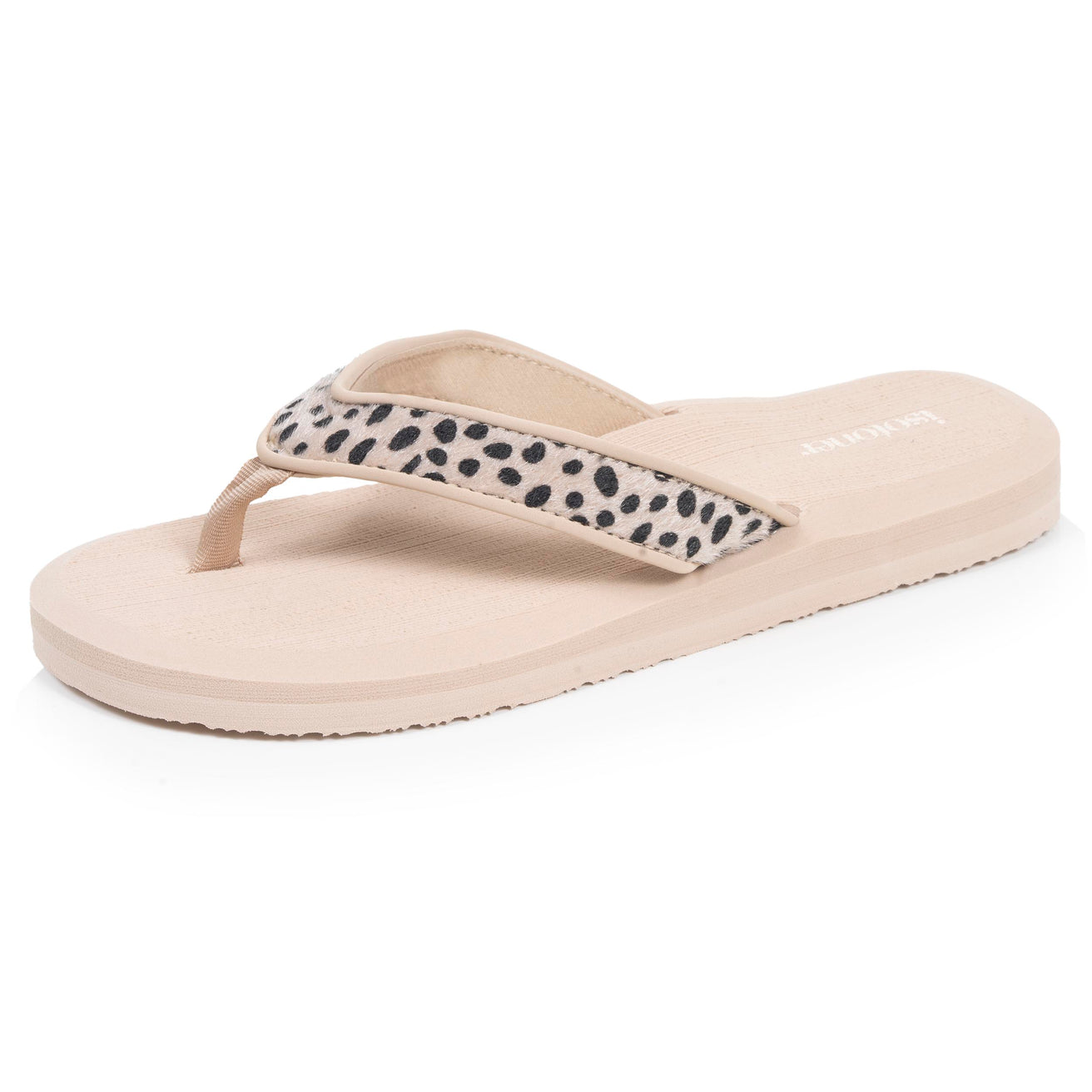 Tongs Femme yoga jungle Léopard beige