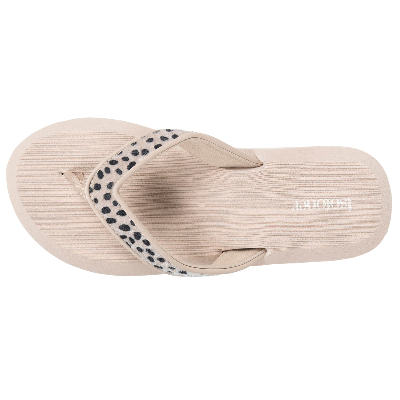 Tongs Femme yoga jungle Léopard beige