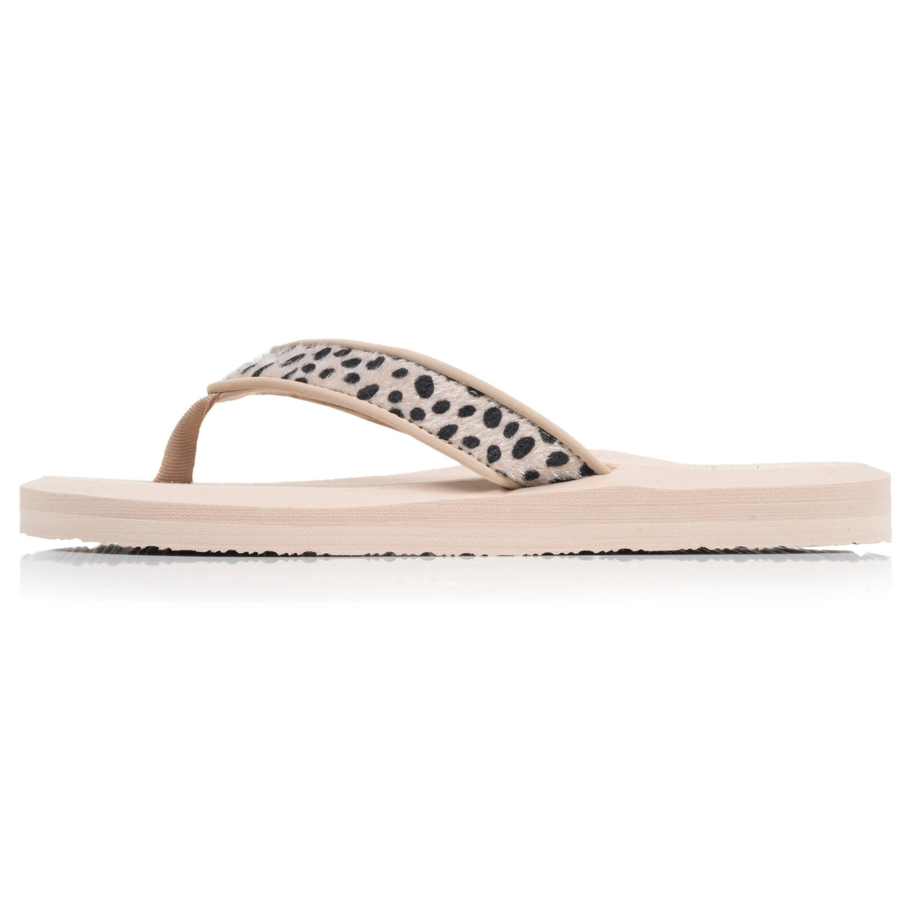 Tongs Femme yoga jungle Léopard beige