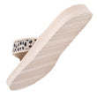 Tongs Femme yoga jungle Léopard beige