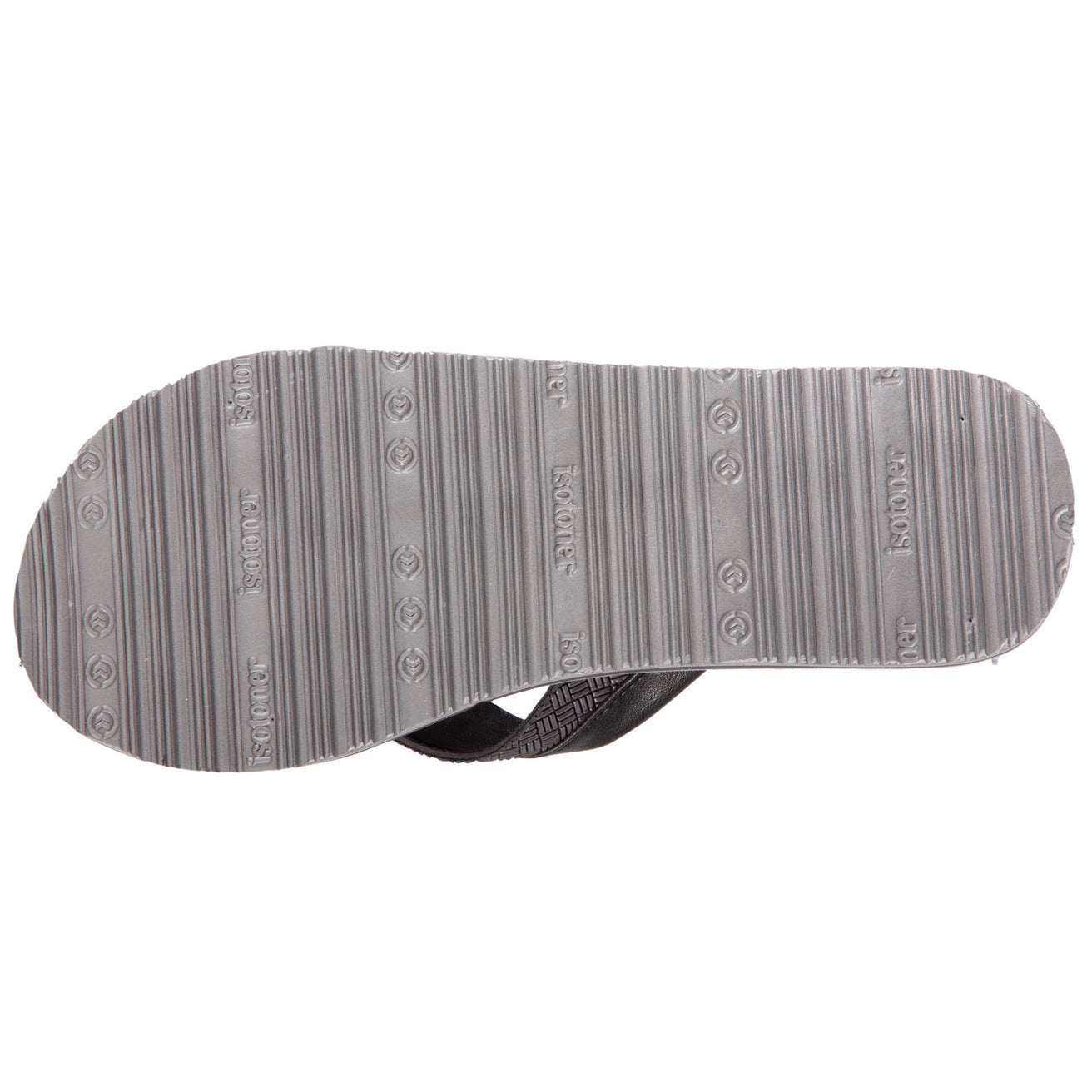 Tongs Homme tressées bicolores Grises