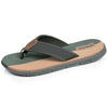 Tongs-sport-Homme-confort-Kaki-bicolor-Isotoner-96359_KBI_1