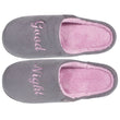 Chaussons mules Junior Gris/Rose