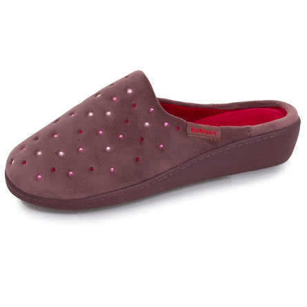 Zapatillas de casa Chinelas Mujer Topo tacón - Isotoner