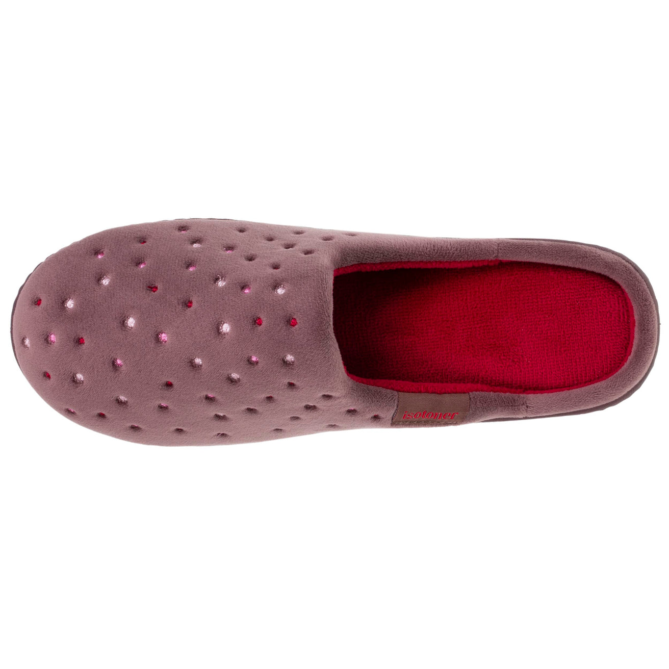 Chaussons Mules Femme Taupe talon