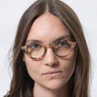 Loupes de lecture mixtes rondes Ecaille clair