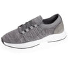 Basket Confort Homme slip-on lacets Kaki gris Isotoner