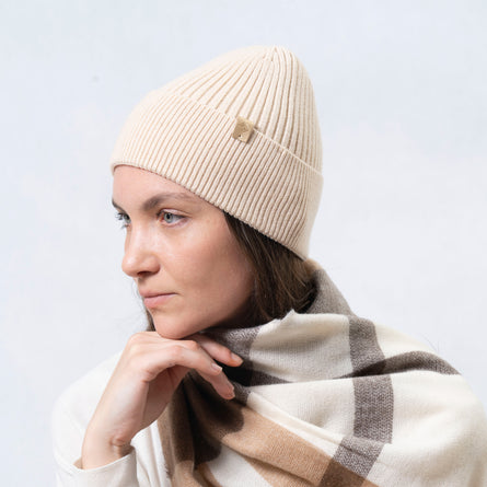 Bonnet maille Soft Touch Beige - Isotoner