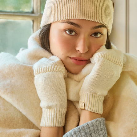 Echarpe plaid Femme avec franges Crème - Isotoner