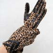 Gants Femme tactiles Polaire Recyclée Léopard