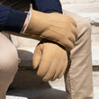 Gants homme cuir chaud Caramel