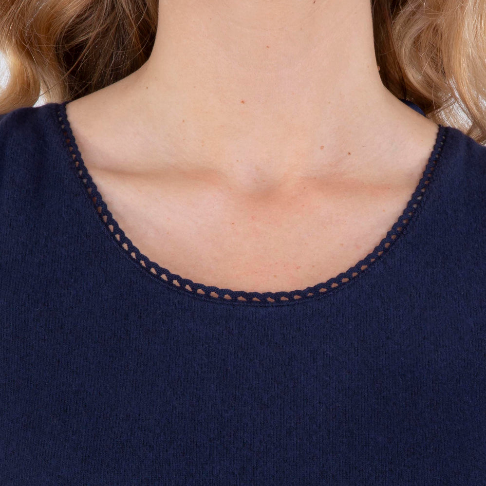 Camiseta sin mangas Mujer Marino - Isotoner