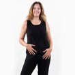 Camiseta sin mangas Mujer Negro