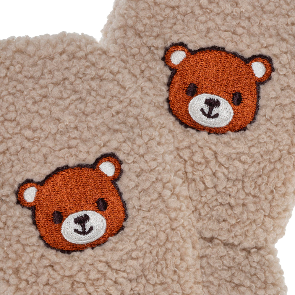 Moufles Enfant 2/4 ans Sherpa Ourson Marron - Isotoner