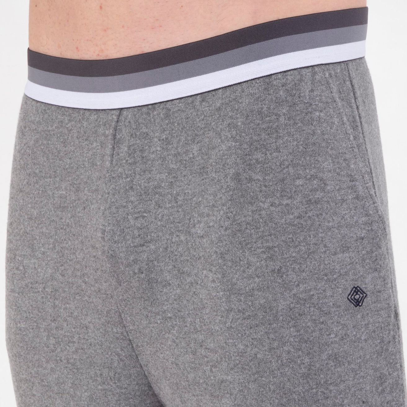 Pantalón elástico Hombre Gris
