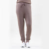 Pantalon jogger Femme Taupe chiné