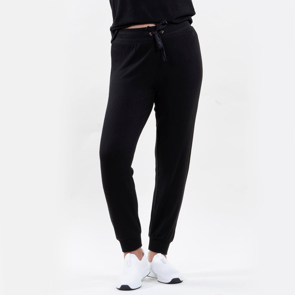 Pantalon jogger Femme Noir - Isotoner