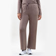 Pantalon large Femme Taupe chiné