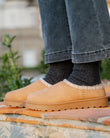 Sabots Cozy Femme fourrés Camel