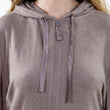 Sudadera con capucha Mujer Topo jaspeado