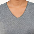 T-shirt à manches courtes Femme Gris chiné