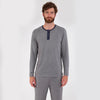 Camiseta Mangas largas Hombre Gris