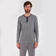 Camiseta Mangas largas Hombre Gris