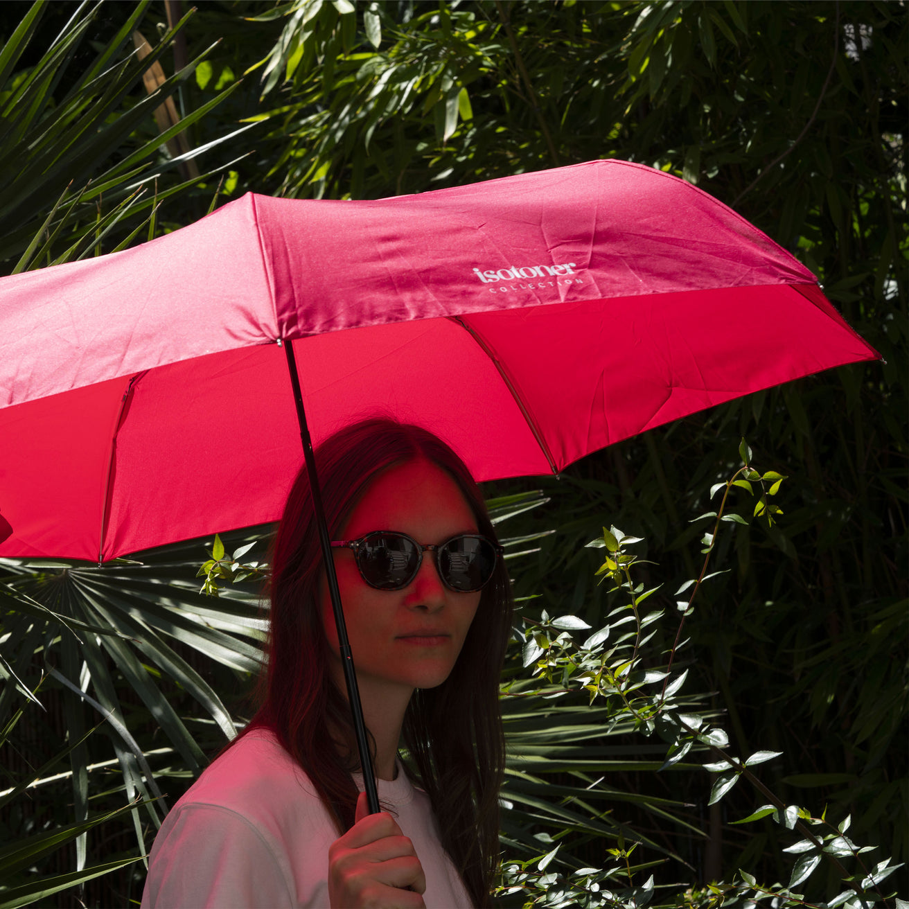 Parapluie ombrelle slim Fuschia UPF50+