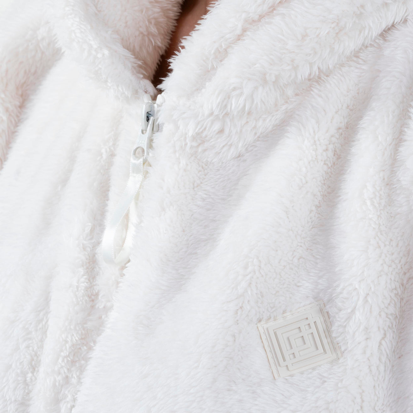 Veste imitation fourrure Femme Beige