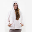 Veste imitation fourrure Femme Beige