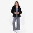 Veste imitation fourrure Femme Noir
