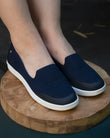Ballerines Femme slip-on confort Marine